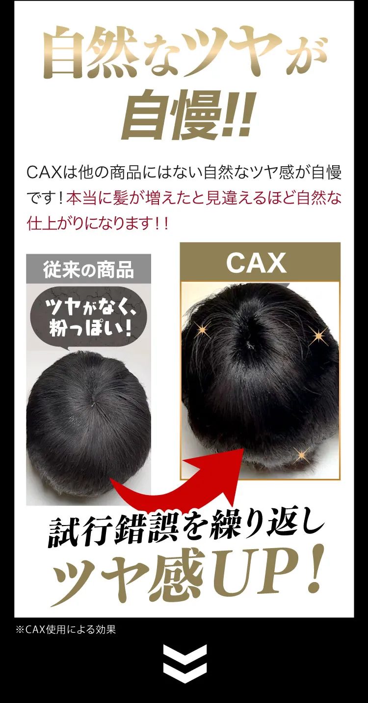 CAX(カックス),特徴,効果